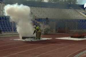 В Астрахани стартовали соревнования по пожарно-спасательному спорту