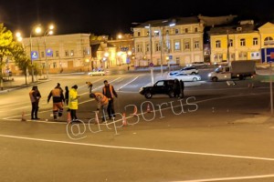 Ночью в&#160;центре Астрахани нарисовали новую дорожную разметку