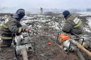 Жители Екатеринбурга поблагодарили огнеборцев за борьбу с тлением торфяника
