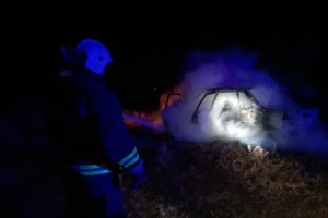 В Астраханской области спасатели потушили автомобиль и&#160;сарай