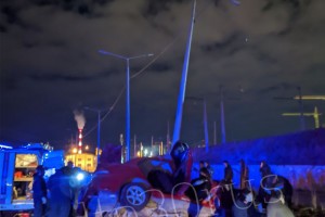 В Астрахани Mitsubishi Lancer влетел в&#160;столб: есть жертвы