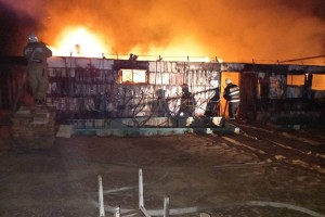 Из-за неосторожности в Астрахани сгорели дом, гараж, склад и заросли камыша