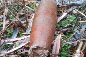 В Астраханской области уничтожили фугасный снаряд