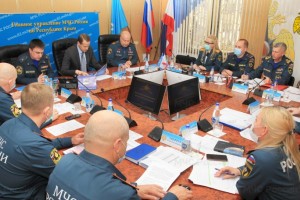 Заместитель Министра МЧС России Андрей Гурович посетил с рабочим визитом Крым и Севастополь