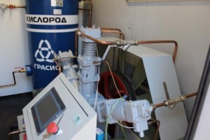 В Ахтубинской больнице установили новую кислородную станцию
