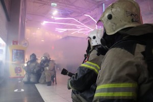Пожарно-тактические учения прошли в торговом центре «МЕГА-Адыгея»
