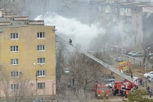 В Астрахани сгорела квартира на улице Ужгородской