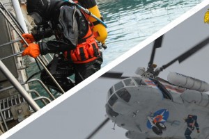 Спасатели МЧС России оттачивают навыки проведения аварийно-спасательных работ в воздухе и под водой