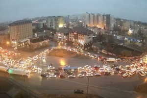 Дождь спровоцировал огромные пробки в&#160;Астрахани