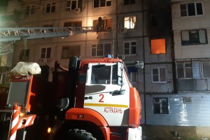 В ночном пожаре в Астрахани погиб ребёнок