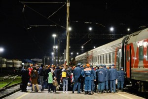 Ночью в Астрахань прибыли беженцы из ДНР и ЛНР