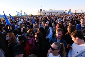 Молодёжный концерт «Zа Россию» собрал 8,5 тысяч астраханцев