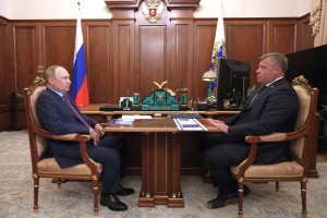 Владимир Путин встретился с губернатором Астраханской области