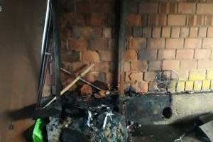 В пожаре на улице Трудфронта пострадала астраханка
