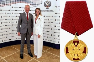 Астраханскую гандболистку наградили орденом «За заслуги перед Отечеством» I степени