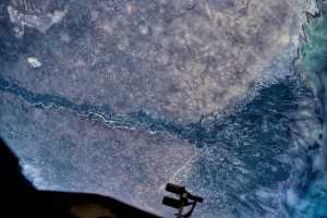 Астраханцам показали дельту Волги из космоса