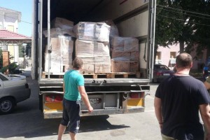 В Кременский район была доставлена гуманитарная помощь из Астраханской области