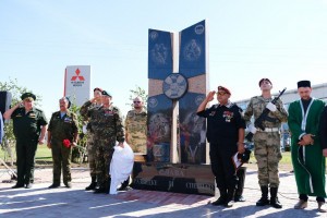В Астрахани торжественно открыли памятник бойцам спецназа и&#160;разведки