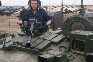 В Астраханской области простились с танкистом, погибшим при выполнении боевого задания на Украине
