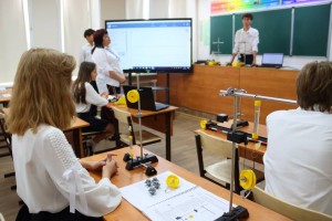 Школьный кванториум открыли в Астраханском техническом лицее