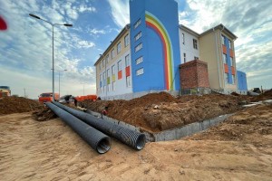 В Астрахани строят детские сады с лифтами и современными коммуникациями