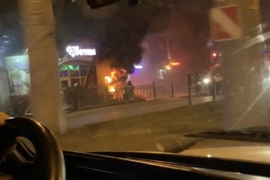 Вечером в Астрахани горел магазин