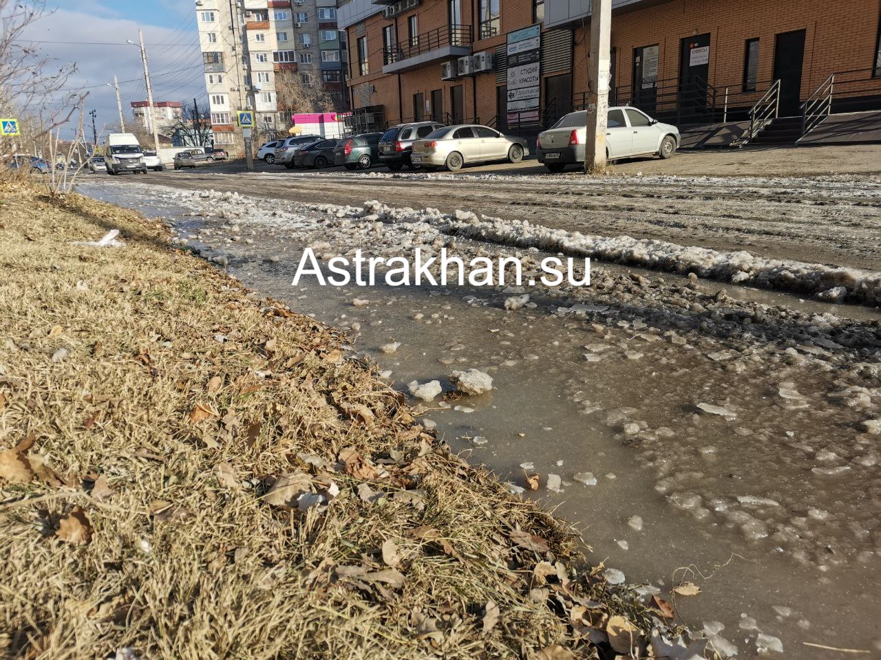 Астраханские дороги захватили ледяные торосы | 06.12.2022 | Астрахань -  БезФормата