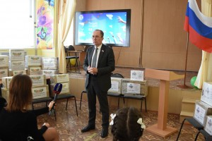 Астраханские школьники передали подарки к&#160;Новому году для мобилизованных бойцов
