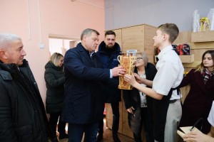 Игорь Бабушкин посетил Енотаевский район с рабочей поездкой