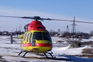 Двух младенцев с осложнениями гриппа доставили в Астрахань на вертолёте