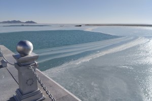 Редкое явление: из-за аномальных холодов Каспийское море частично замёрзло