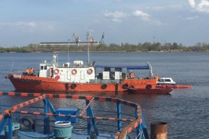 Очередное крупное загрязнение реки Волга обнаружили в Астрахани