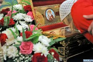 В Астрахань прибыл ковчег с частицей мощей святого равноапостольного князя Владимира