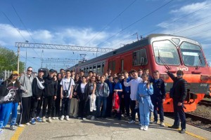 Первая с&#160;начала года экскурсионная поездка на пригородном поезде состоялась в&#160;Астрахани