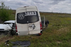 В Астраханской области двое детей пострадали в серьезной аварии