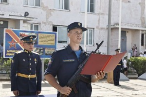 В Астрахани срочники приняли военную присягу