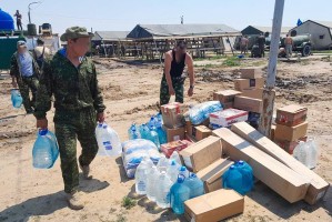 Астраханцы из «Лотоса» получили новый гуманитарный груз