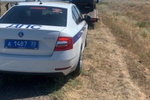 Астраханские полицейские устроили погоню за нарушителем и применили табельное оружие