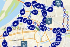 Астраханцы могут следить за новыми автобусами на онлайн-платформе и&#160;в мобильном приложении