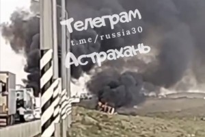 В серьезной аварии под Астраханью погиб человек