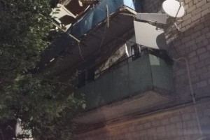 В Астраханской области из-за обрушения балкона пострадали люди