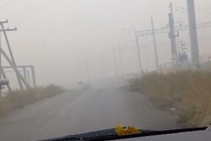 Причиной запаха гари в Астрахани был пожар в Калмыкии и Дагестане