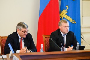 Губернатор Астраханской области рассказал о развитии МТК «Север — Юг»