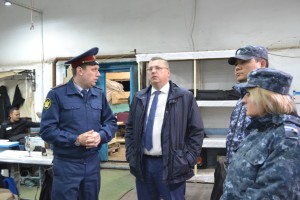 Зампред правительства Астраханской области Денис Афанасьев посетил исправительную колонию