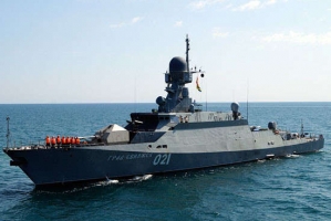 На  Каспийскую флотилию прибыл новый корабль с высокоточным оружием