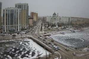 Астраханские каналы начали покрываться льдом