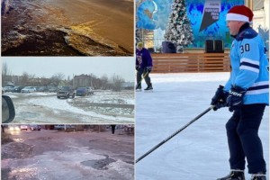 Астраханцы напоминают губернатору про обещание устроить &#171;хоккей&#187; для водоканала