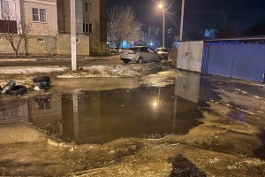 Микрорайон Бабаевского в Астрахани утонул