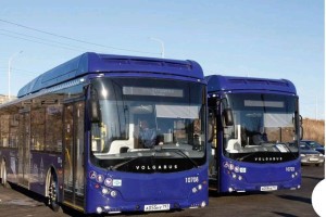 С понедельника новые автобусы свяжут Астрахань и Приволжский район