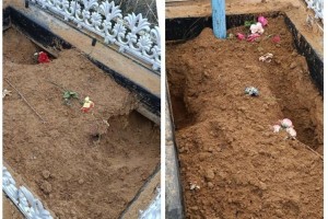 Разрытые могилы: астраханцы рассказывают о&#160;неприятной ситуации на кладбище